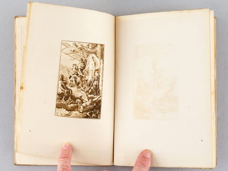 Les Bienfaits du Sommeil ou Les Quatre Rêves accomplis. Poème en quatre chants orné de gravures de Moreau le Jeune [ exemplaire numéroté sur Japon ]. ...