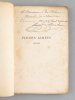 Fleurs aimées. Poésies [ Edition originale - Livre dédicacé par l'auteur ]. AMELINE, Ernest