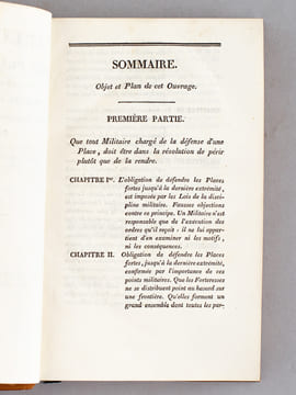 De la Défense des Places Fortes, Ouvrage composé par ordre de Sa Majesté Impériale et Royale, Pour l'Instruction des Elèves du Corps du Génie. CARNOT, ...