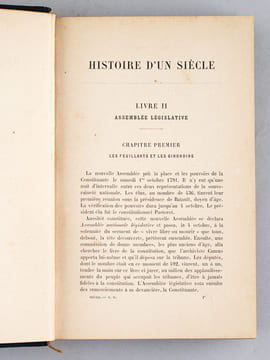Histoire d'un Siècle (12 Tomes - Complet) La Révolution Française - Le Consulat - L'Empire - Les Deux Restaurations - La Monarchie Parlementaire - La ...