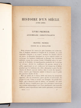 Histoire d'un Siècle (12 Tomes - Complet) La Révolution Française - Le Consulat - L'Empire - Les Deux Restaurations - La Monarchie Parlementaire - La ...