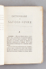 Dictionnaire du Savoir-Vivre [ Edition originale ]. NACLA, Vicomtesse ; [ ALCAN, Mme Th. ]