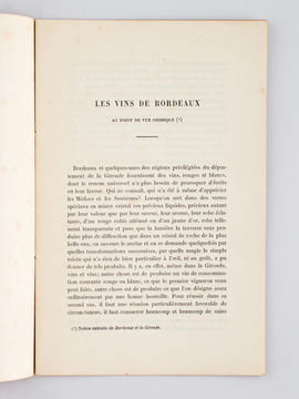 Analyse chimique des Vins Rouges du Département de la Gironde, Récolte de 1887 [ Avec : ] Analyse chimique des Vins du Département de la Gironde, Vins ...