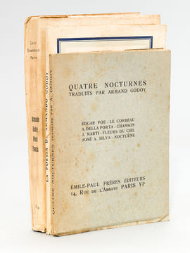 Quatre Nocturnes traduits par Armand Godoy [ Livre dédicacé par l'auteur ] [ Avec : ] Armando Godoy, Poeta Frances. El hombre - Ritmismo - Musicismo - ...