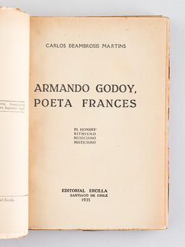 Quatre Nocturnes traduits par Armand Godoy [ Livre dédicacé par l'auteur ] [ Avec : ] Armando Godoy, Poeta Frances. El hombre - Ritmismo - Musicismo - ...