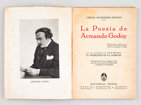 Quatre Nocturnes traduits par Armand Godoy [ Livre dédicacé par l'auteur ] [ Avec : ] Armando Godoy, Poeta Frances. El hombre - Ritmismo - Musicismo - ...