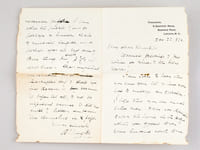 4 autograph letters signed by Abdullah Yusuf Ali, to "Khourshed" [ "Khourshed de Ravalieu", Raden Ayou Jodjana born Elisabeth Pop ], mostly about Persian Poets, and about Rembrandt (very damaged, with great lacking). From Chelwood, 3 Bedford Road, Bedford Park, London, W 4. Dated Dec. 22 1920, Mar. 7 1921, Mar. 28 1921, Apr. 7, 1921