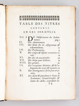 Formules d'Actes et de Procédures pour l'Exécution de l'Ordonnance de Louis XIV. Roy de France & de Navarre, donnée à Saint Germain en Laye au mois ...