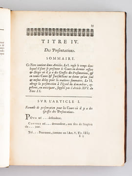 Formules d'Actes et de Procédures pour l'Exécution de l'Ordonnance de Louis XIV. Roy de France & de Navarre, donnée à Saint Germain en Laye au mois ...
