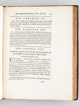Formules d'Actes et de Procédures pour l'Exécution de l'Ordonnance de Louis XIV. Roy de France & de Navarre, donnée à Saint Germain en Laye au mois ...