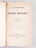 De l'Etablissement de la Troisième République [ Edition originale ]. LITTRE, Emile