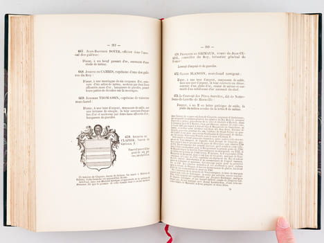 Armorial de la Ville de Marseille. Recueil officiel dressé par les Ordres de Louis XIV, publié pour la première fois d'après les manuscrits de la ...