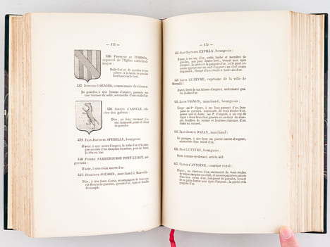 Armorial de la Ville de Marseille. Recueil officiel dressé par les Ordres de Louis XIV, publié pour la première fois d'après les manuscrits de la ...