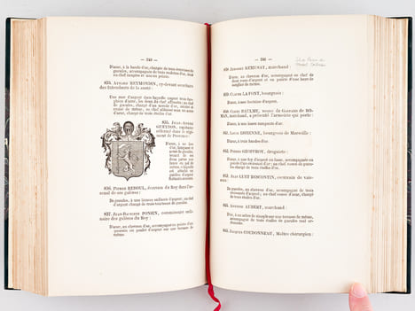 Armorial de la Ville de Marseille. Recueil officiel dressé par les Ordres de Louis XIV, publié pour la première fois d'après les manuscrits de la ...