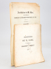 Institution de M. Gasc. Règlement général 1822 [ On joint : ] Institution de M. Gasc, rue du Rocher, 29, Exercices littéraires-dramatiques de 1839. ...