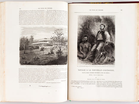Le Tour du Monde. Nouveau Journal des Voyages [ Année 1867 Complète - Exemplaire sur Papier de Chine ] [ Contient notamment : ] Voyage à l'Albert ...