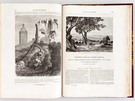 Le Tour du Monde. Nouveau Journal des Voyages [ Année 1867 Complète - Exemplaire sur Papier de Chine ] [ Contient notamment : ] Voyage à l'Albert ...