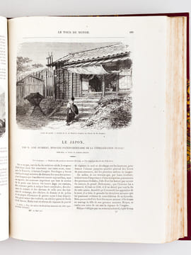 Le Tour du Monde. Nouveau Journal des Voyages [ Année 1867 Complète - Exemplaire sur Papier de Chine ] [ Contient notamment : ] Voyage à l'Albert ...