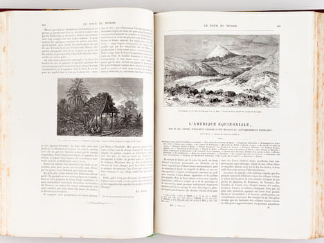 Le Tour du Monde. Nouveau Journal des Voyages [ Année 1883 Complète - Exemplaire sur Papier de Chine ] [ Contient notamment : ] La Perse, la Chaldée ...