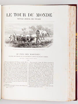 Le Tour du Monde. Nouveau Journal des Voyages [ Année 1883 Complète - Exemplaire sur Papier de Chine ] [ Contient notamment : ] La Perse, la Chaldée ...