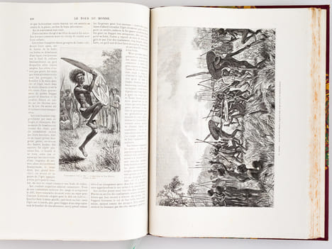 Le Tour du Monde. Nouveau Journal des Voyages [ Année 1888 Complète - Exemplaire sur Papier de Chine ] [ Contient notamment : ] A Suse. 1884-1886. ...