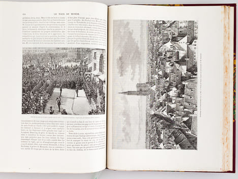 Le Tour du Monde. Nouveau Journal des Voyages [ Année 1888 Complète - Exemplaire sur Papier de Chine ] [ Contient notamment : ] A Suse. 1884-1886. ...