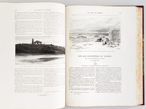 Le Tour du Monde. Nouveau Journal des Voyages [ Année 1888 Complète - Exemplaire sur Papier de Chine ] [ Contient notamment : ] A Suse. 1884-1886. ...