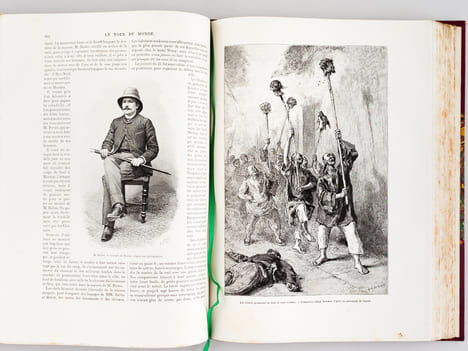 Le Tour du Monde. Nouveau Journal des Voyages [ Année 1888 Complète - Exemplaire sur Papier de Chine ] [ Contient notamment : ] A Suse. 1884-1886. ...