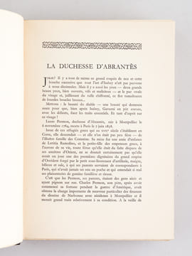 Mémoires de la Duchesse d'Abrantès (6 Tomes) Tomes 1 et 2 : Souvenirs historiques sur la Révolution et le Directoire ; Tomes 3, 4, 5 et 6 : Souvenirs ...