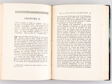 Mémoires de la Duchesse d'Abrantès (6 Tomes) Tomes 1 et 2 : Souvenirs historiques sur la Révolution et le Directoire ; Tomes 3, 4, 5 et 6 : Souvenirs ...