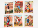 Lot de 85 chromos publicitaires anciens (vers 1880) de magasins de Beauvais : Maison Ed Marminia - Maison Duputel - Maison Tremblay A. Coutant ...