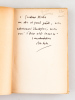 La Célèbre Histoire.... Pièce en trois actes et six tableaux [ Livre dédicacé par l'auteur ]. SAINT-GEORGES DE BOUHELIER ; [ LEPELLETIER, ...