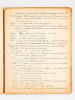 La Fontaine de Mur-Blanc. Comédie en 3 actes [ Manuscrit ]. BOUSSAC, André Jacques
