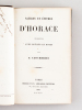 Satires et Epitres d'Horace, traduites avec notices et notes par F. Cass-Robine [ Livre dédicacé par le traducteur ]. HORACE ; CASS-ROBINE, F.