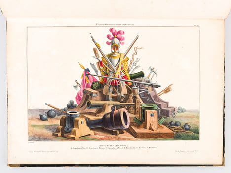 Recueil de Trophées et attributs allégoriques pour les Sciences, les Arts, la Mythologie et la Religion [ Contient également : Recueil de Trophées ...