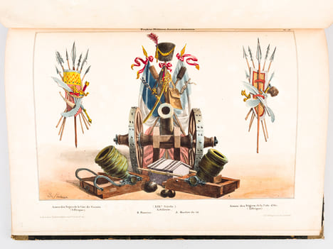 Recueil de Trophées et attributs allégoriques pour les Sciences, les Arts, la Mythologie et la Religion [ Contient également : Recueil de Trophées ...