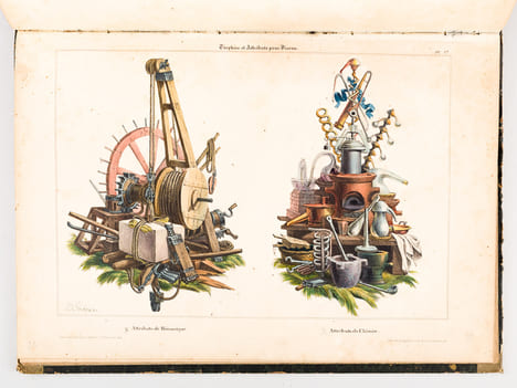 Recueil de Trophées et attributs allégoriques pour les Sciences, les Arts, la Mythologie et la Religion [ Contient également : Recueil de Trophées ...