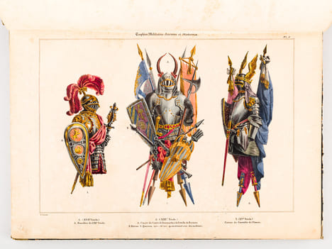 Recueil de Trophées et attributs allégoriques pour les Sciences, les Arts, la Mythologie et la Religion [ Contient également : Recueil de Trophées ...