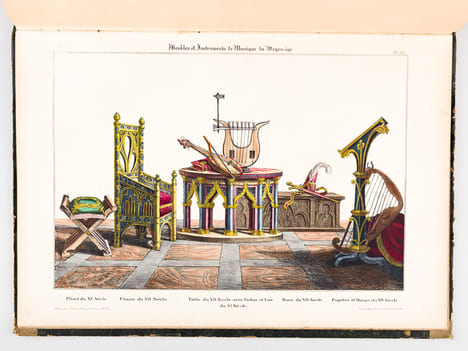 Recueil de Trophées et attributs allégoriques pour les Sciences, les Arts, la Mythologie et la Religion [ Contient également : Recueil de Trophées ...