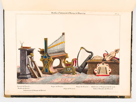 Recueil de Trophées et attributs allégoriques pour les Sciences, les Arts, la Mythologie et la Religion [ Contient également : Recueil de Trophées ...