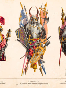 Recueil de Trophées et attributs allégoriques pour les Sciences, les Arts, la Mythologie et la Religion [ Contient également : Recueil de Trophées ...