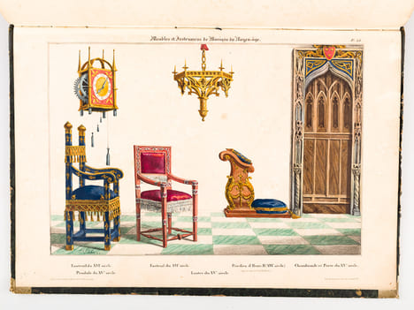 Recueil de Trophées et attributs allégoriques pour les Sciences, les Arts, la Mythologie et la Religion [ Contient également : Recueil de Trophées ...