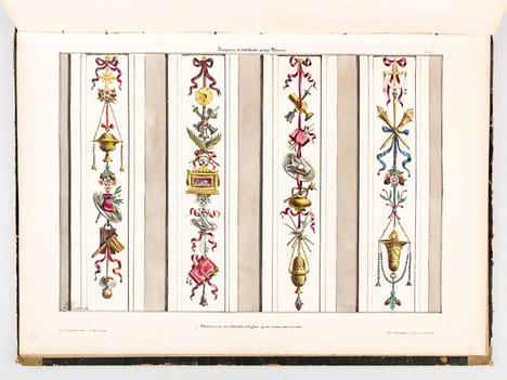 Recueil de Trophées et attributs allégoriques pour les Sciences, les Arts, la Mythologie et la Religion [ Contient également : Recueil de Trophées ...