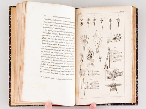 Recherches sur l'Origine du Blason et en particulier sur la Fleur de Lis [ Edition originale ]. DE BEAUMONT, Adalbert
