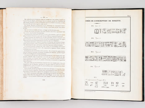Mémoire sur les Signes employés par les Anciens Egyptiens à la notation des divisions du Temps dans leurs trois systèmes d'écriture par M. Champollion ...