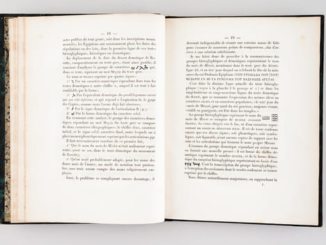 Mémoire sur les Signes employés par les Anciens Egyptiens à la notation des divisions du Temps dans leurs trois systèmes d'écriture par M. Champollion ...