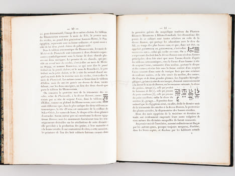 Mémoire sur les Signes employés par les Anciens Egyptiens à la notation des divisions du Temps dans leurs trois systèmes d'écriture par M. Champollion ...