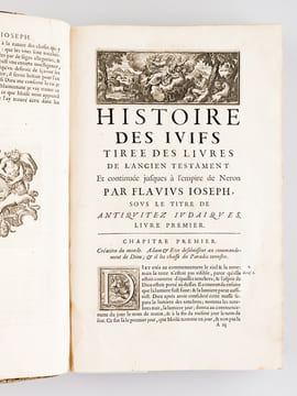 Histoire des Juifs écrite par Flavius Joseph Sous le Titre de Antiquites Judaiques [ Histoire des Iufs ecrite par Flavius Ioseph Sous le Titre de ...