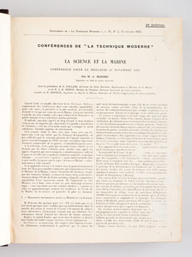 La Technique Moderne. Revue mensuelle illustrée des Sciences appliquées à l'Industrie, au Commerce et à l'Agriculture. Tomes IV et V (Année 1912 ...