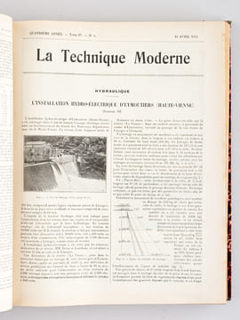 La Technique Moderne. Revue mensuelle illustrée des Sciences appliquées à l'Industrie, au Commerce et à l'Agriculture. Tomes IV et V (Année 1912 ...